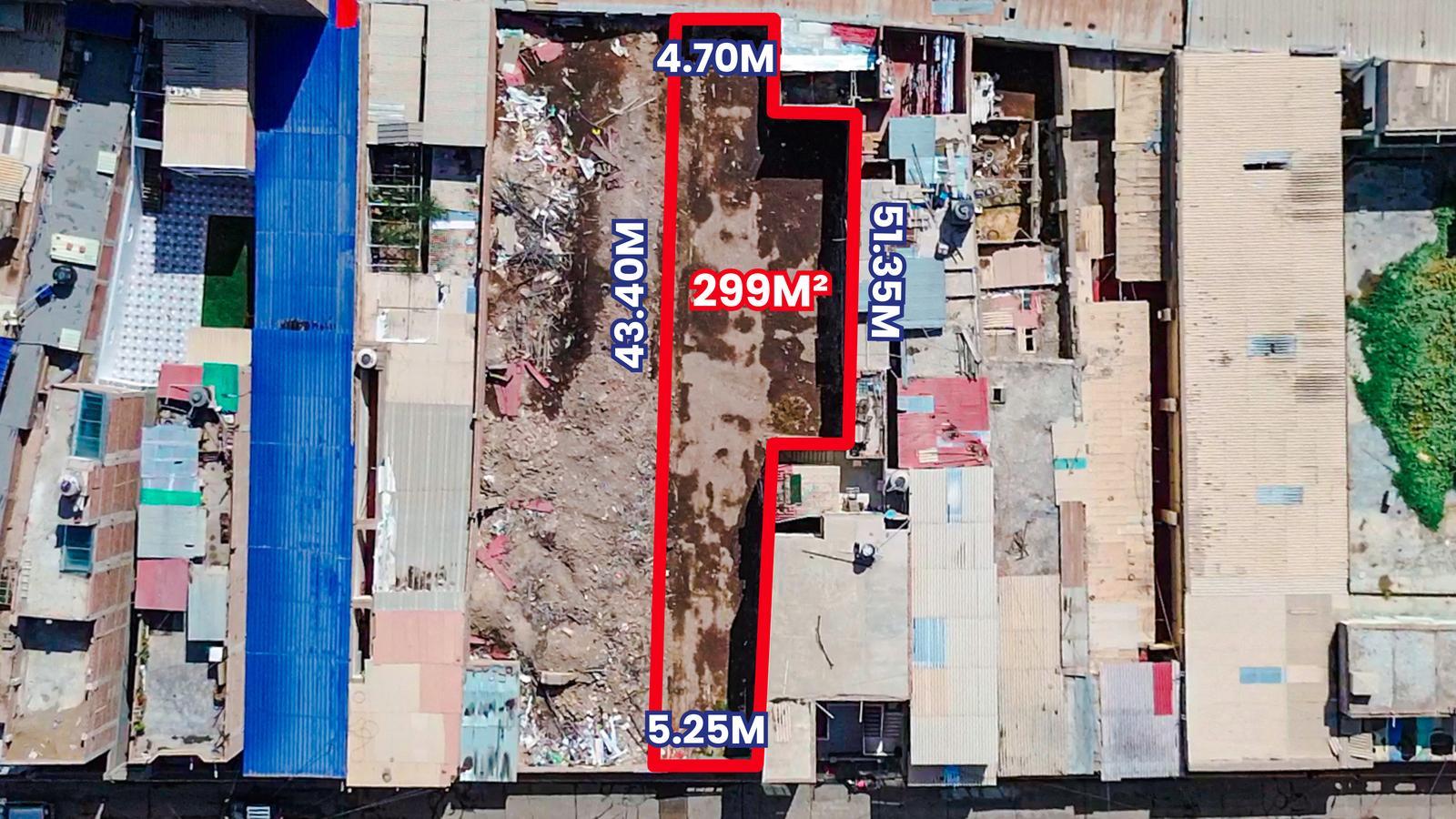 VENTA DE TERRENO DE 299 M2 EN EXCELENTE UBICACIÓN EN EL CENTRO DE CHICLAYO